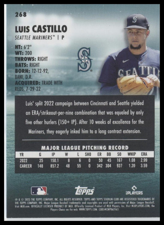 2023 Stadium Club #268 Luis Castillo