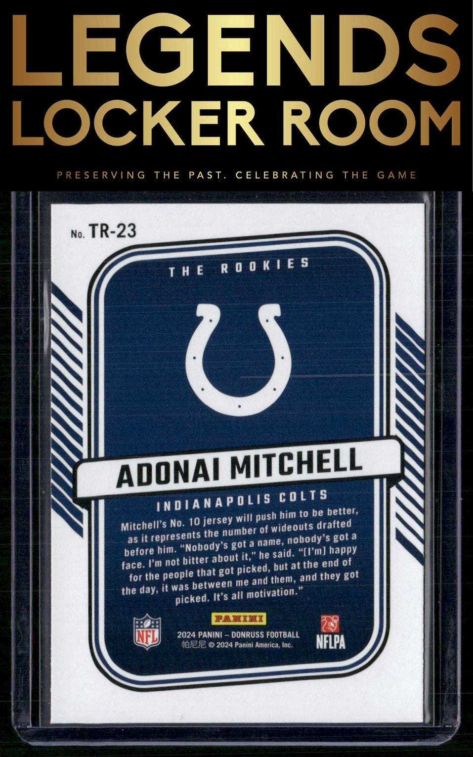 2024 Donruss #TR-23 Adonai Mitchell The Rookies