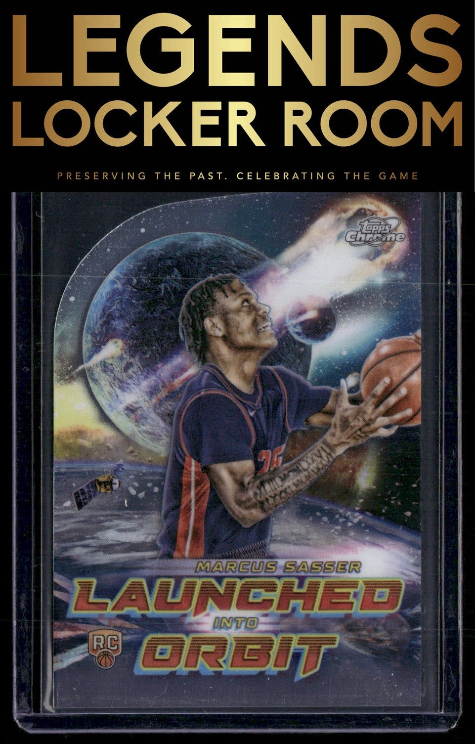 2023-24 Topps Chrome Cosmic #LIO-10 Marcus Sasser Launched Into Orbit