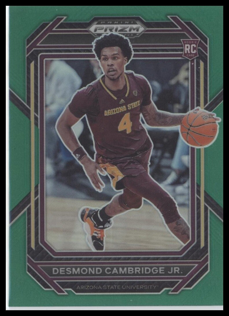 2023 Panini Prizm Draft Picks #41 Desmond Cambridge Jr. Green