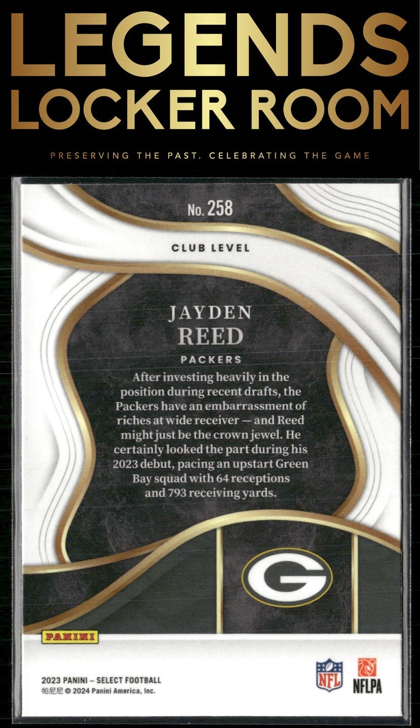 2023 Panini Select #258 Jayden Reed