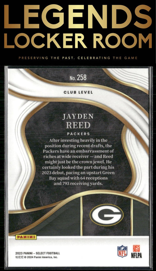 2023 Panini Select #258 Jayden Reed