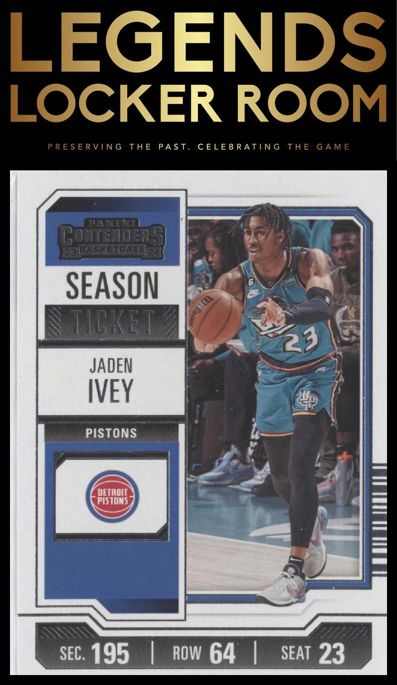 2023-24 Panini Contenders #44 Jaden Ivey Season Ticket Retail
