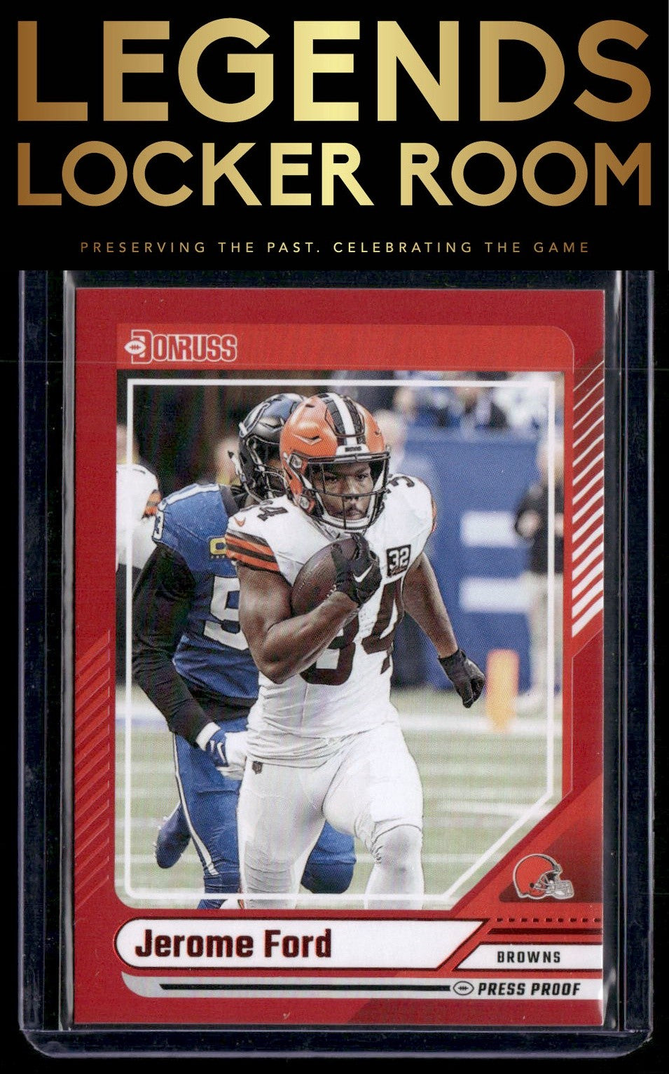 2024 Donruss #136 Jerome Ford Press Proof Red