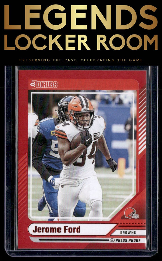 2024 Donruss #136 Jerome Ford Press Proof Red