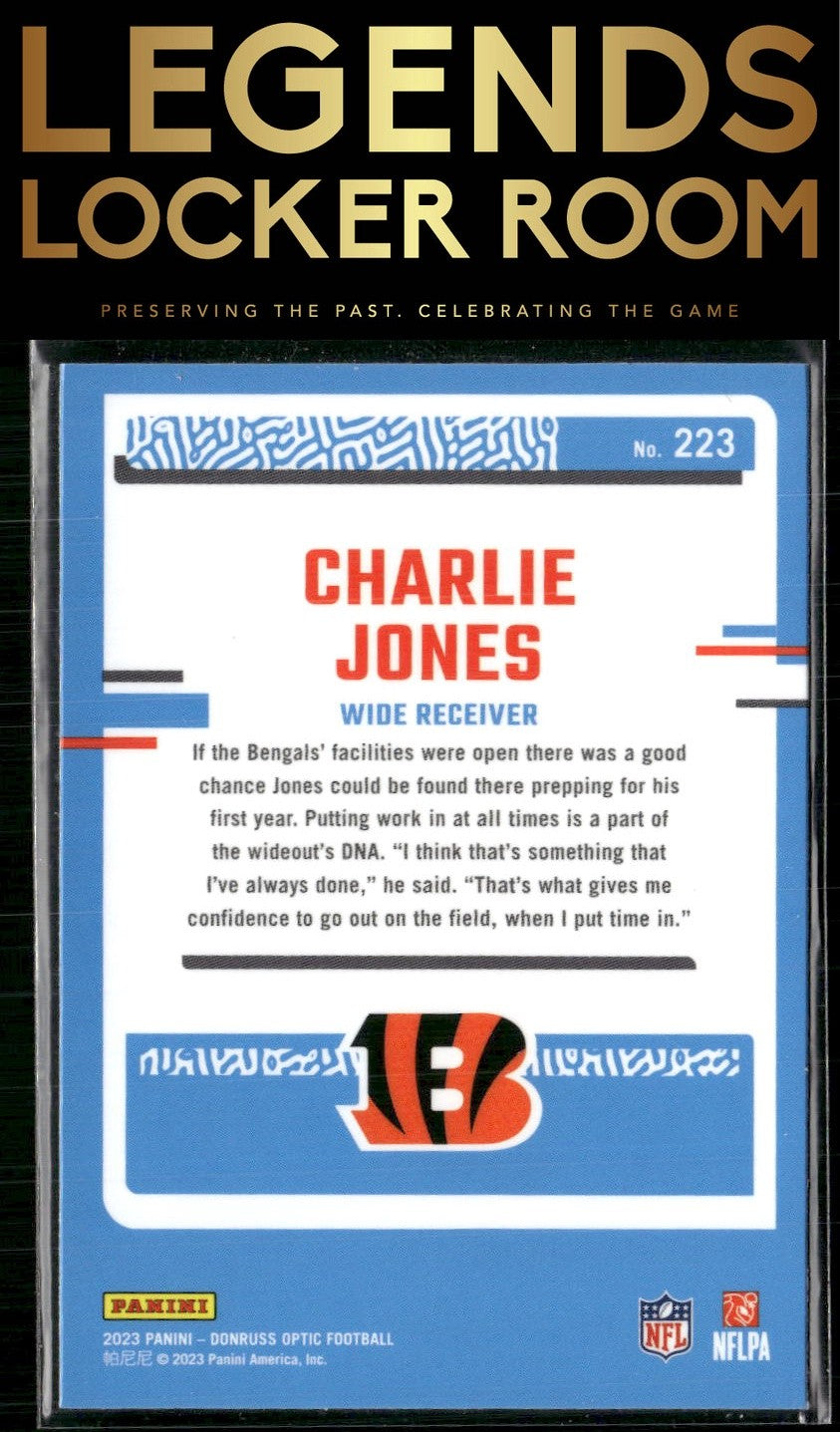 2023 Donruss Optic #223 Charlie Jones