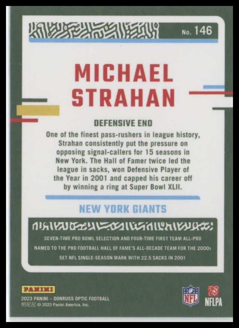 2023 Donruss Optic #146 Michael Strahan
