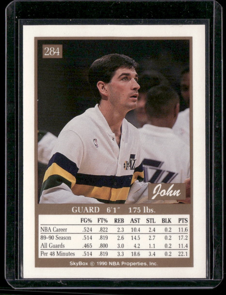 1990-91 SkyBox #284 John Stockton