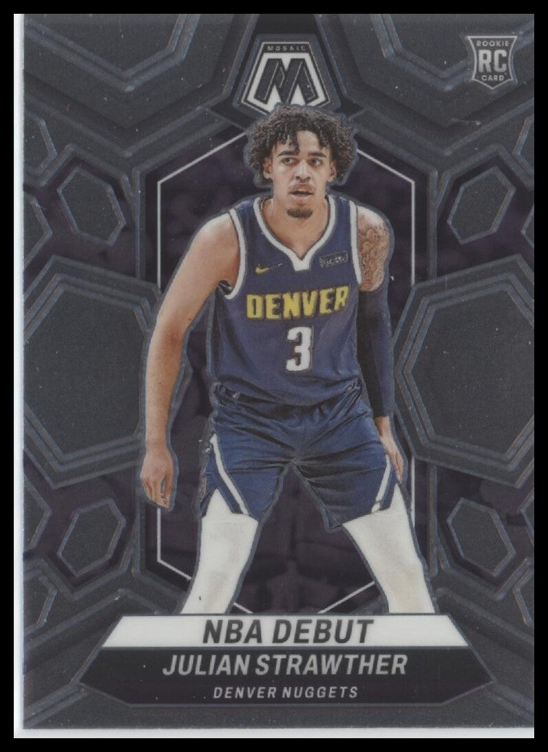 2023-24 Panini Mosaic #256 Julian Strawther NBA Debut