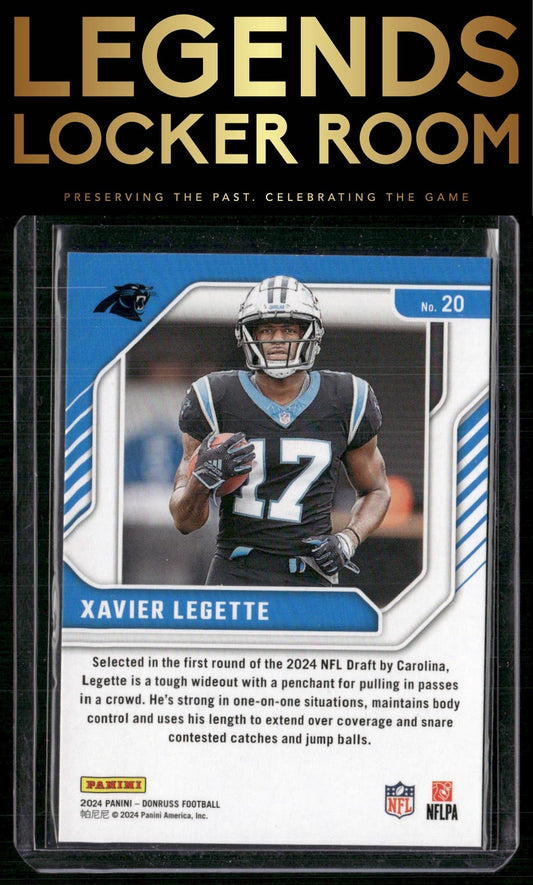 2024 Donruss #20 Xavier Legette The Elite Series Rookies