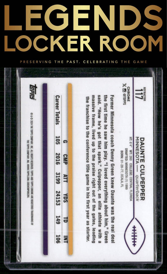 2024 Topps Chrome #117 Daunte Culpepper Refractor