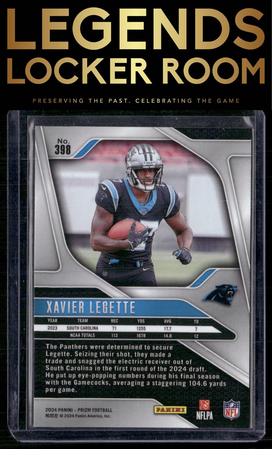 2024 Panini Prizm #398 Xavier Legette