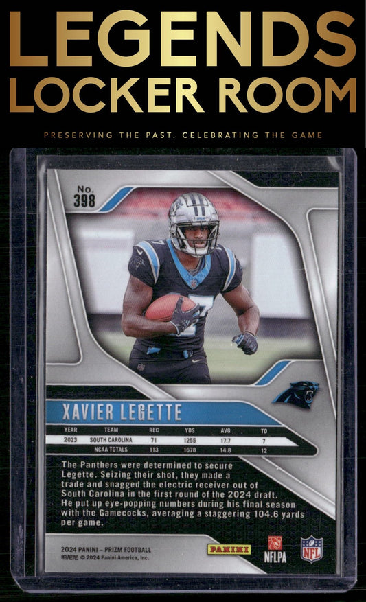 2024 Panini Prizm #398 Xavier Legette
