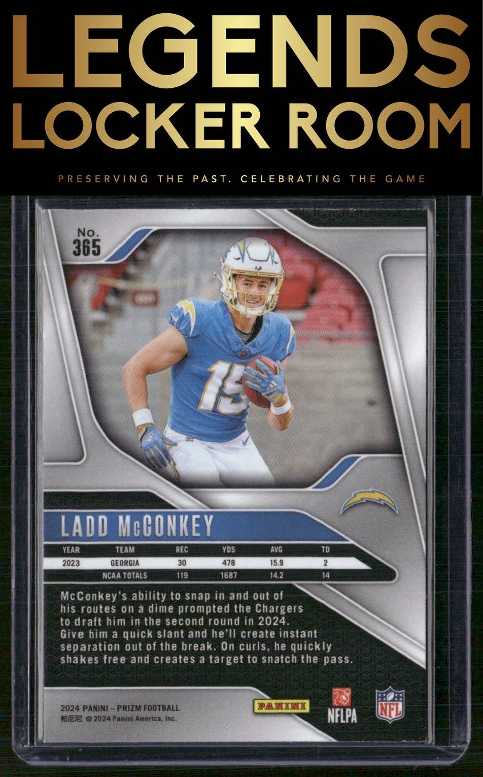 2024 Panini Prizm #365 Ladd McConkey