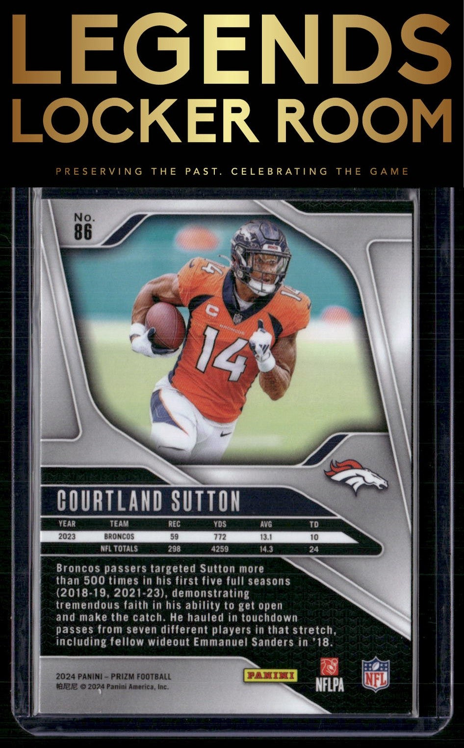 2024 Panini Prizm #86 Courtland Sutton