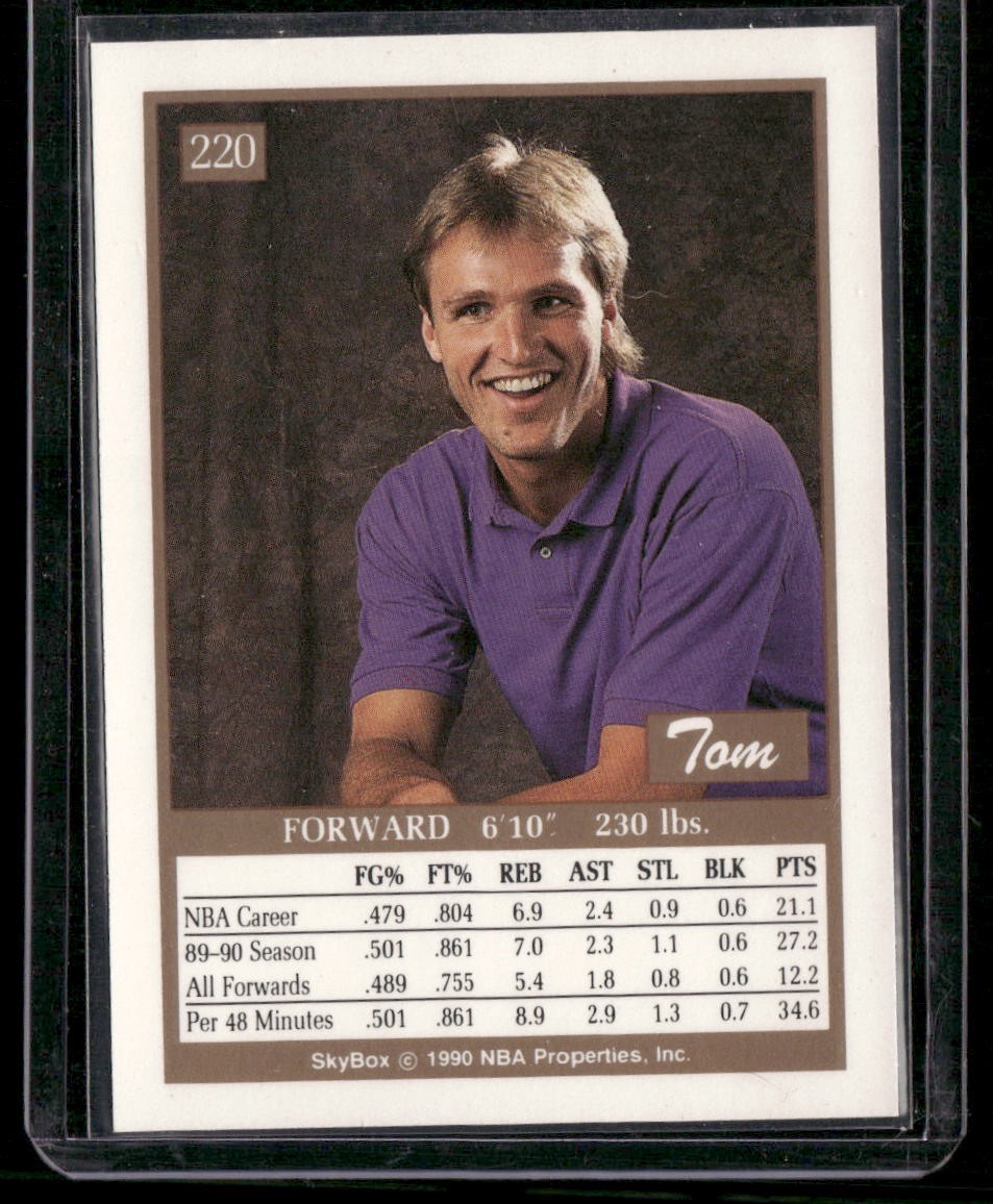1990-91 SkyBox #220 Tom Chambers