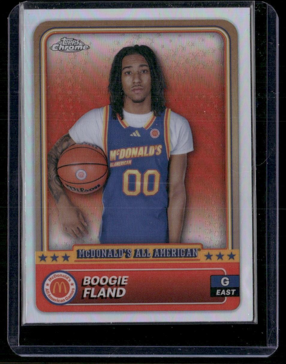 2024 Topps Chrome McDonald's All-American #79 Boogie Fland American - Refractor
