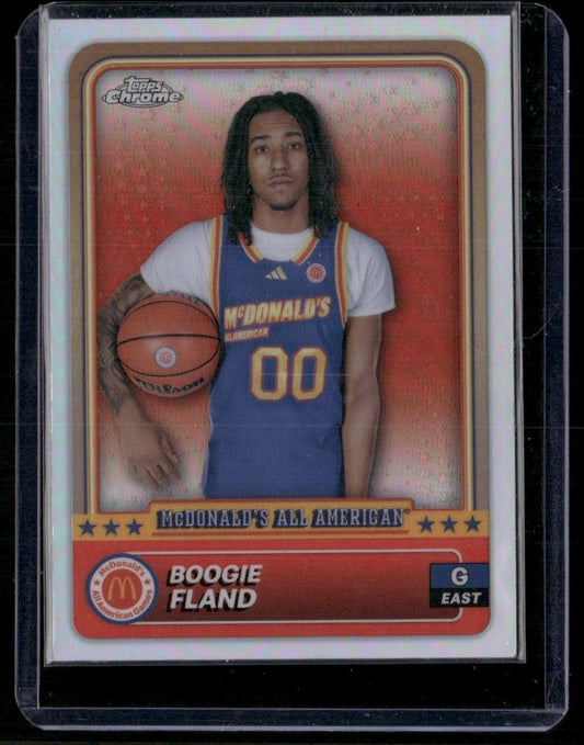 2024 Topps Chrome McDonald's All-American #79 Boogie Fland American - Refractor