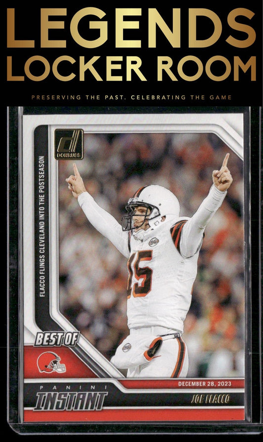 2024 Donruss #4 Joe Flacco Best of Panini Instant