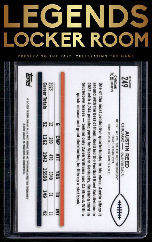 2024 Topps Chrome #249 Austin Reed Refractor