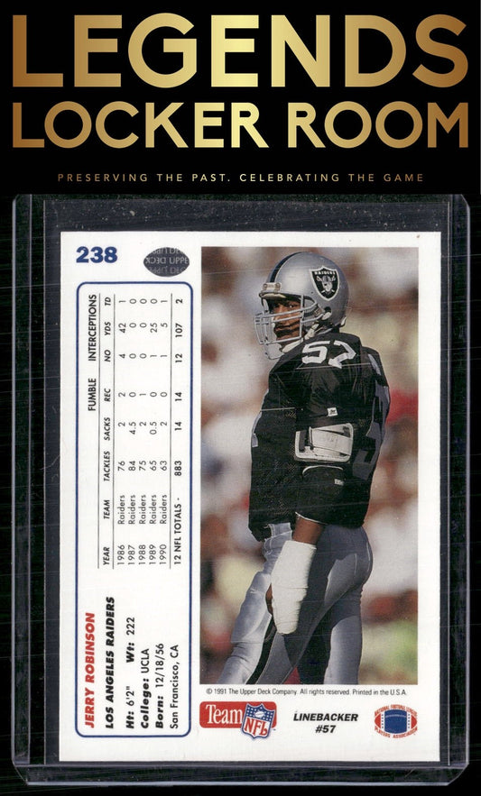 1991 Upper Deck #238 Jerry Robinson