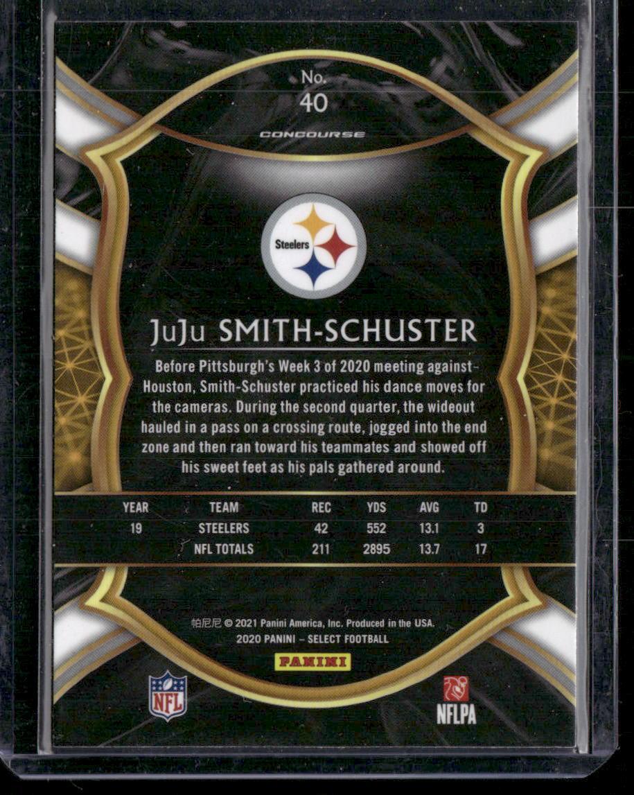 2020 Panini Select #40 JuJu Smith-Schuster