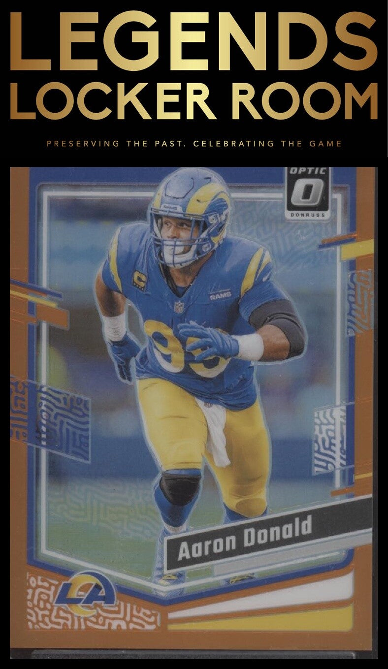 2023 Donruss Optic #108 Aaron Donald Orange #/249