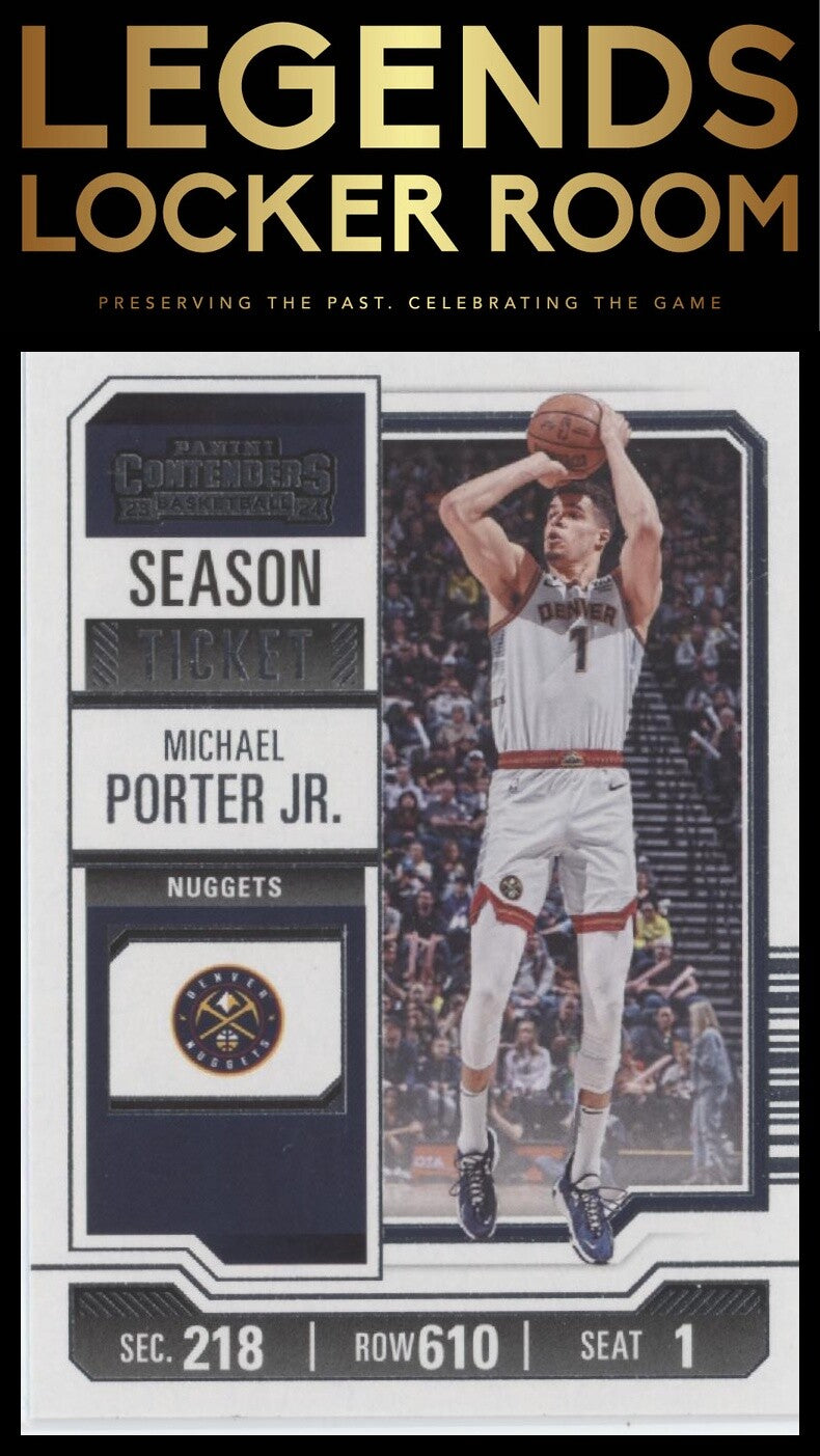 2023-24 Panini Contenders #28 Michael Porter Jr. Season Ticket Retail