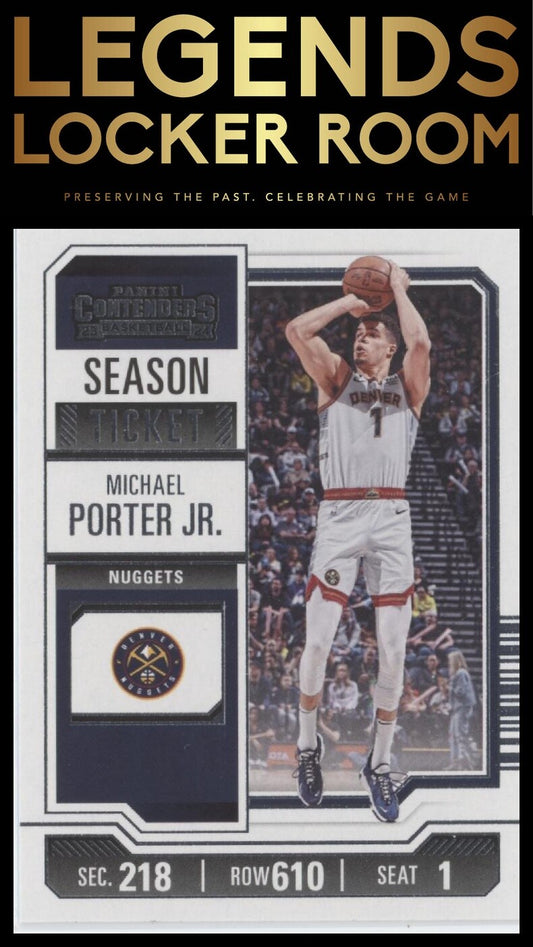 2023-24 Panini Contenders #28 Michael Porter Jr. Season Ticket Retail