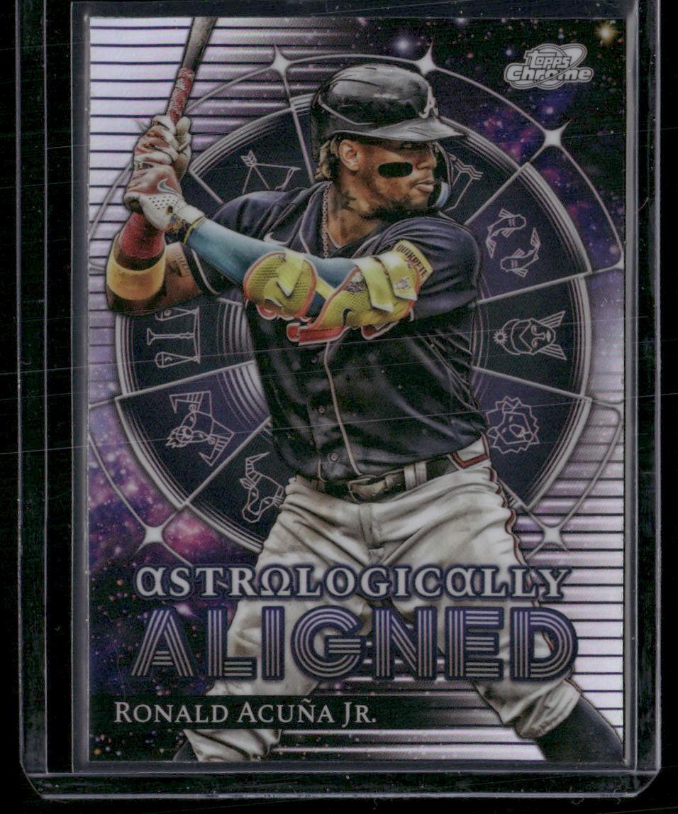 2024 Topps Chrome Cosmic #AA-9 Ronald Acuña Jr. Astrologically Aligned
