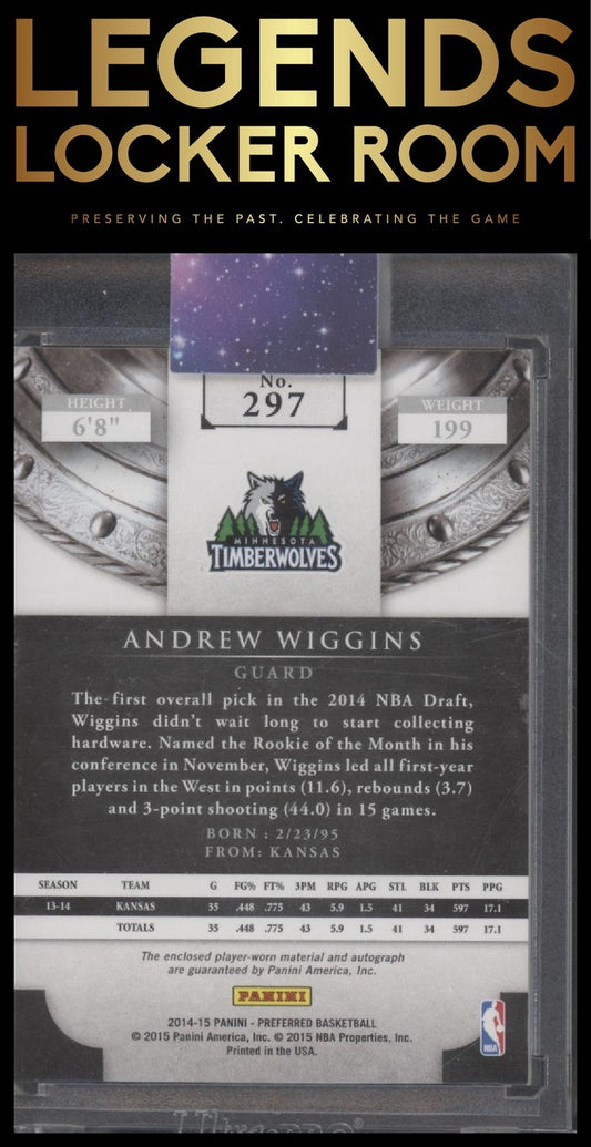 2014-15 Panini Preferred #297 Andrew Wiggins #/99