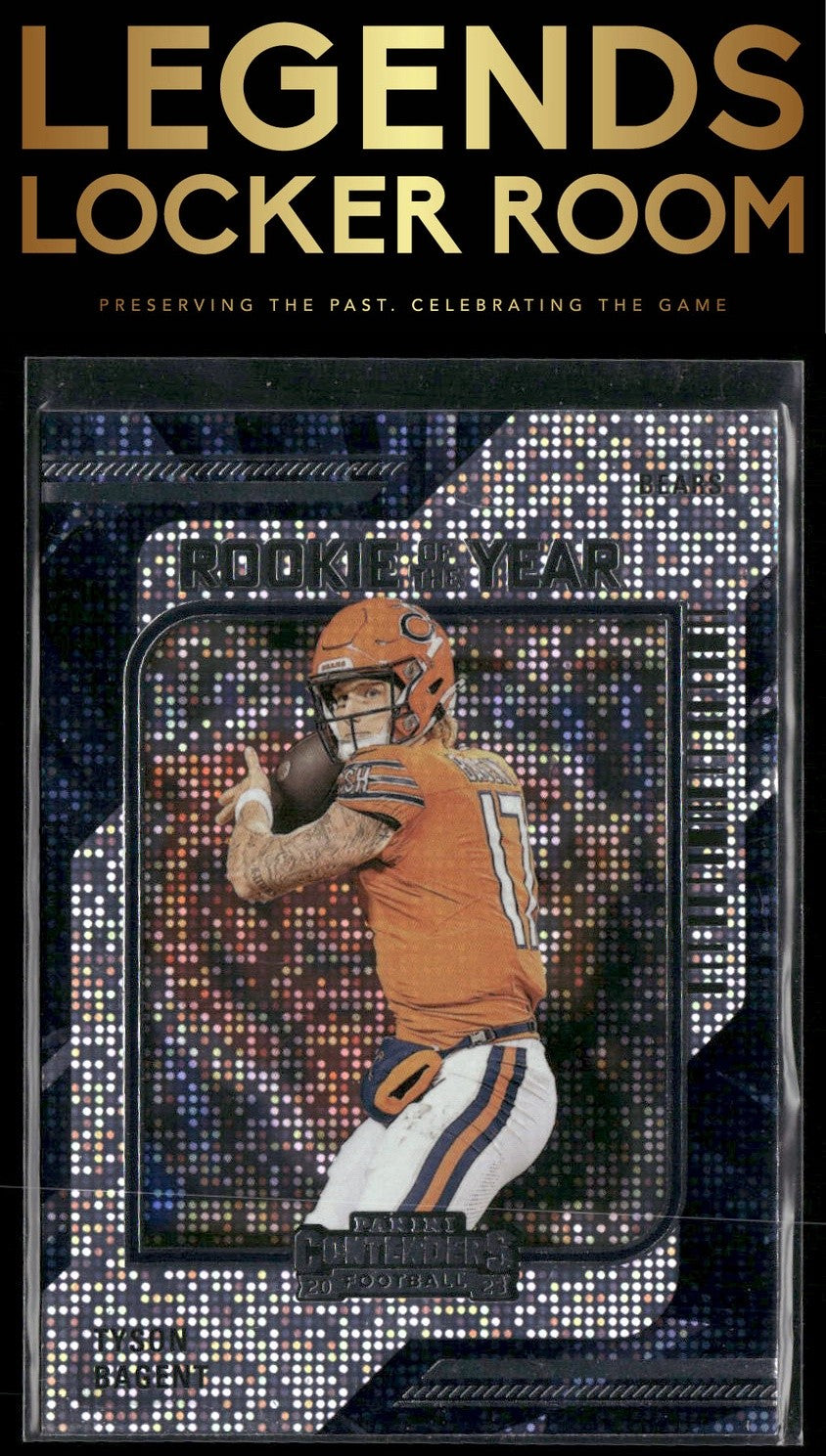 2023 Panini Contenders #10 Tyson Bagent Rookie of the Year Contenders