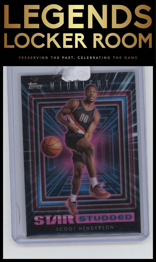 2023-24 Topps Midnight #SS-23 Scoot Henderson Star Studded