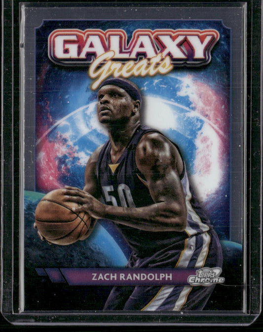 2023-24 Topps Chrome Cosmic #GG-31 Zach Randolph Galaxy Greats