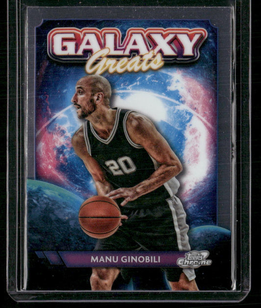 2023-24 Topps Chrome Cosmic #GG-33 Manu Ginobili Galaxy Greats