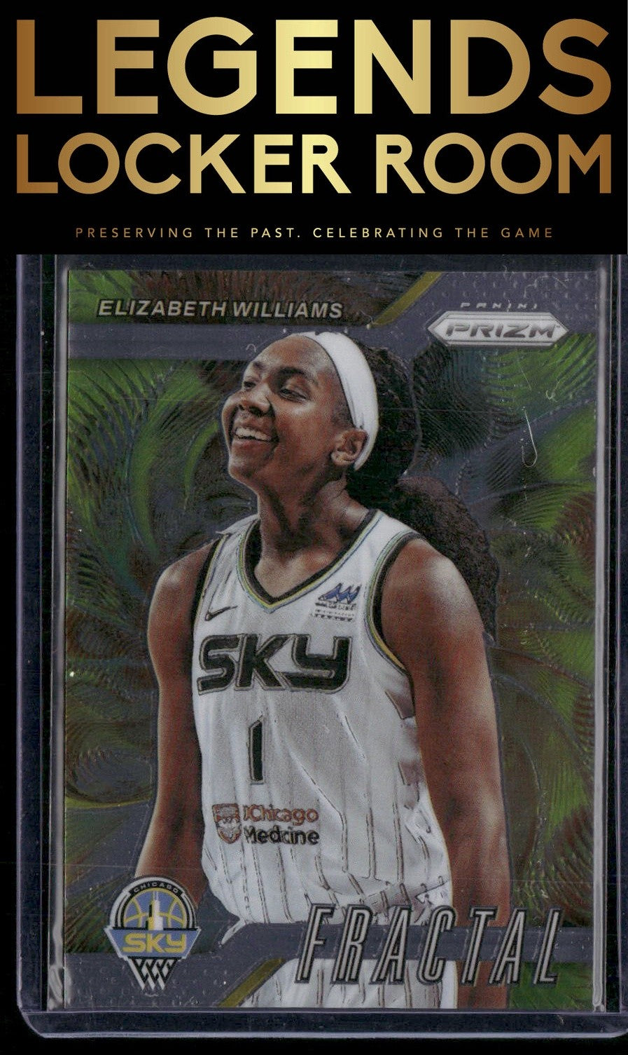 2024 Panini Prizm WNBA #14 Elizabeth Williams Fractal