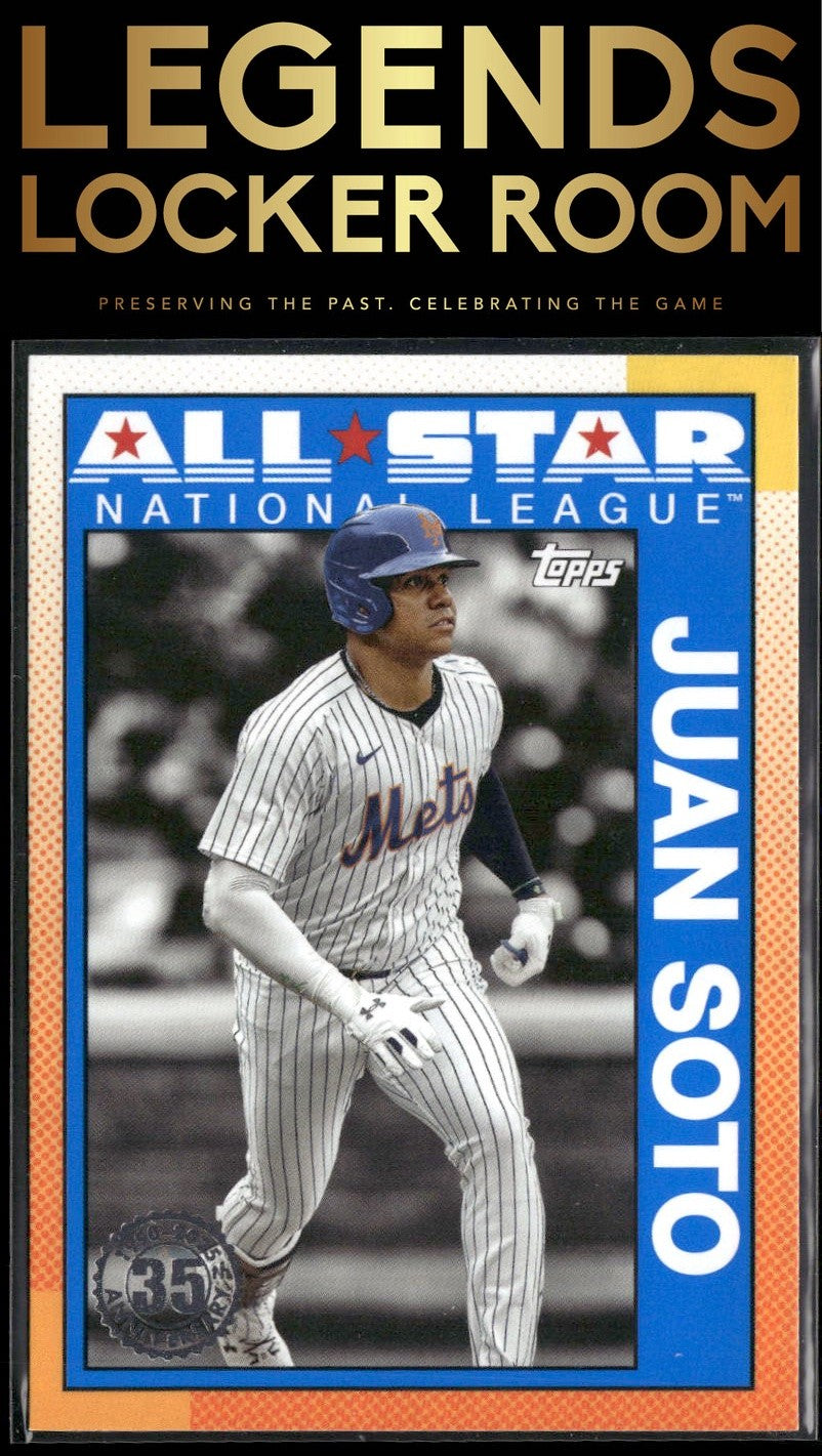 2025 Topps #90AS-23b Juan Soto 1990 Topps Baseball 35th Anniversary All-Stars
