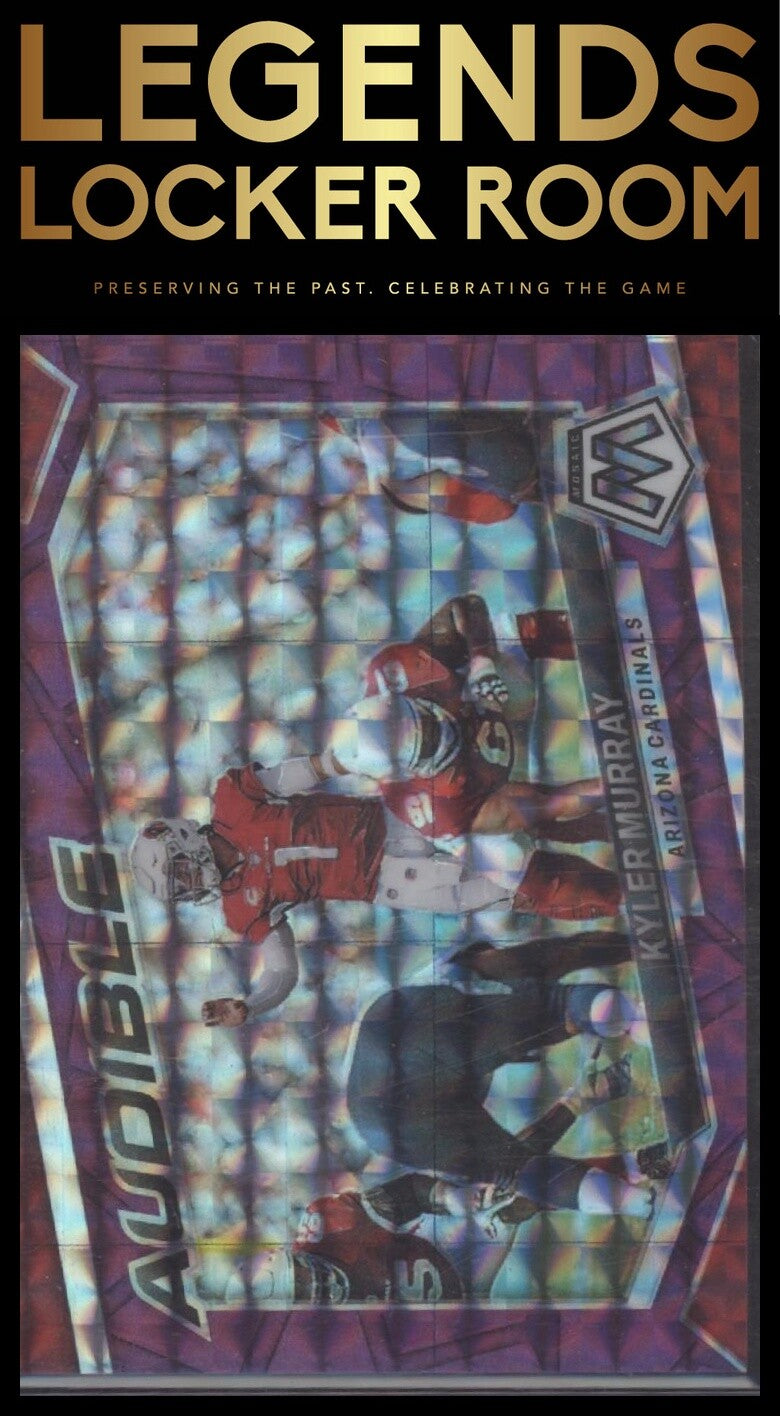 2023 Panini Mosaic #AS-KM Kyler Murray Audible Mosaic Purple #/49