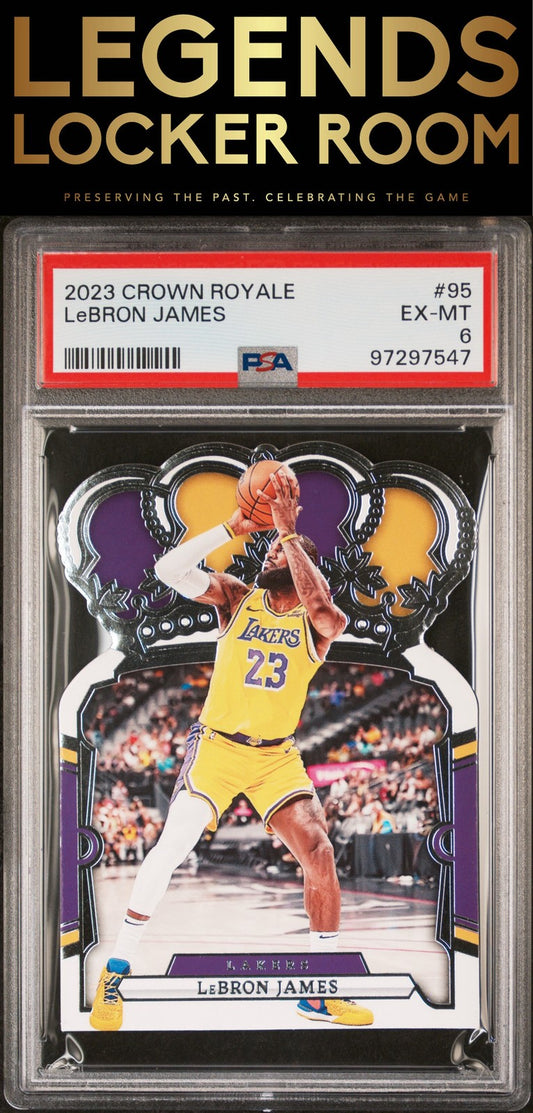 2023 Panini Crown Royale #95 Lebron James PSA 6