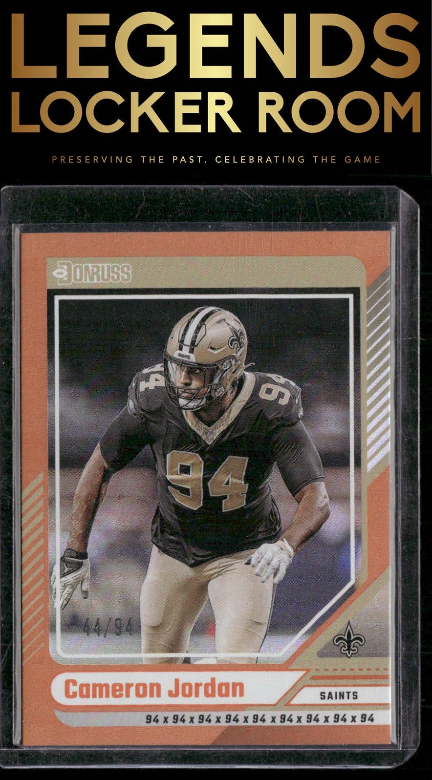 2024 Donruss #246 Cameron Jordan Jersey Number #/94