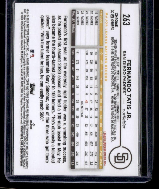 2024 Topps Chrome #263 Fernando Tatis Jr.