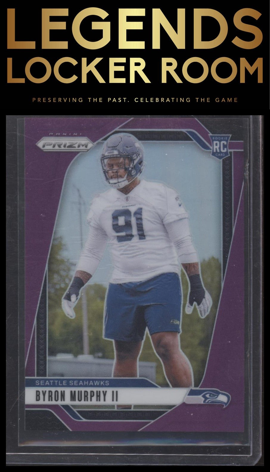 2024 Panini Prizm #317 Byron Murphy II Purple #/125