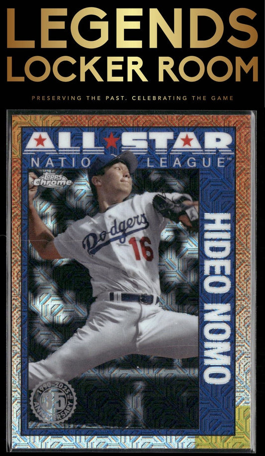 2025 Topps Hideo Nomo 1990 Topps Baseball 35th Chrome All-Stars Mojo