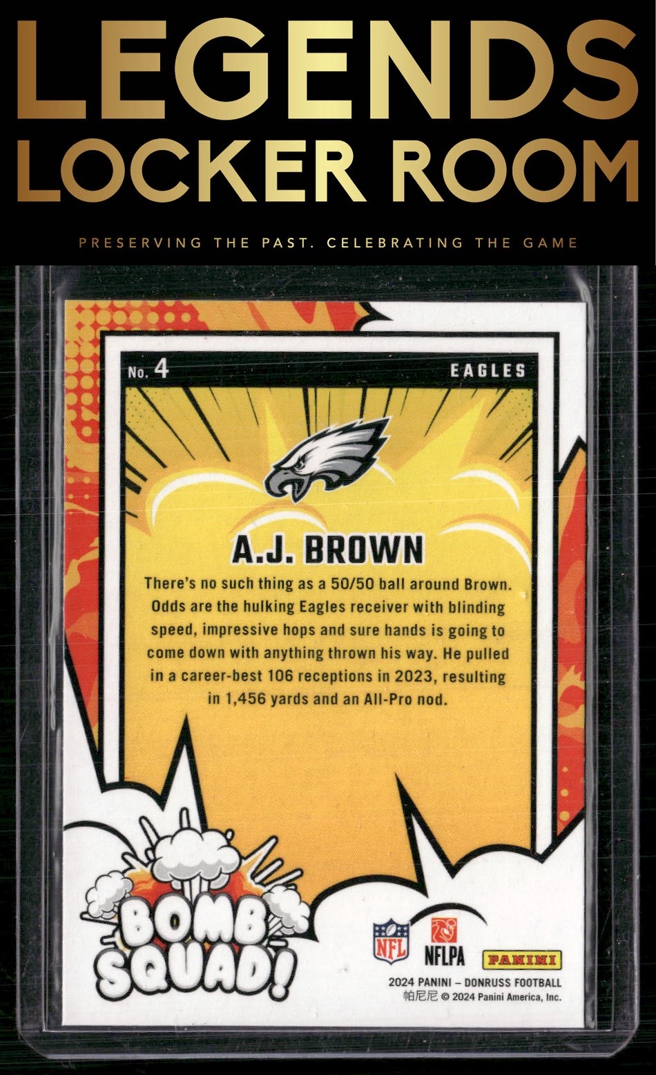 2024 Donruss #4 A.J. Brown Bomb Squad