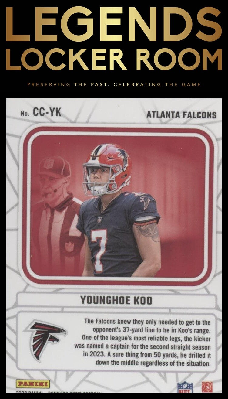 2023 Donruss Optic #CC-YG Younghoe Koo Captain In Charge