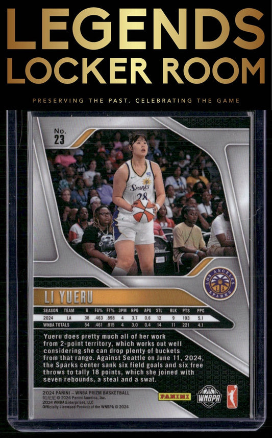 2024 Panini Prizm WNBA #23 Li Yueru