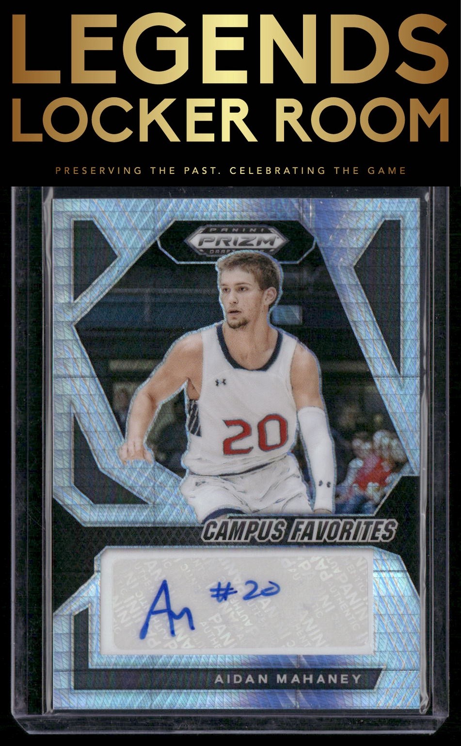 2024 Panini Prizm Draft Picks Aidan Mahaney Campus Favorites Signatures Hyper