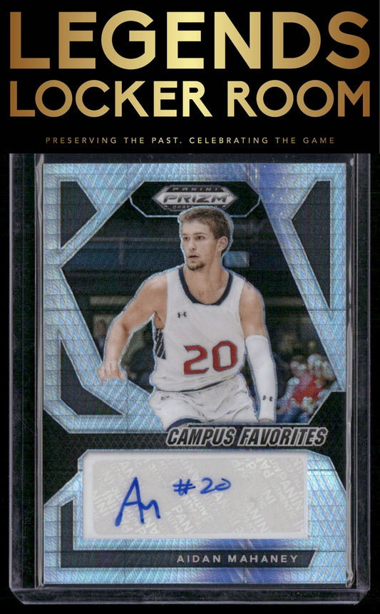 2024 Panini Prizm Draft Picks Aidan Mahaney Campus Favorites Signatures Hyper