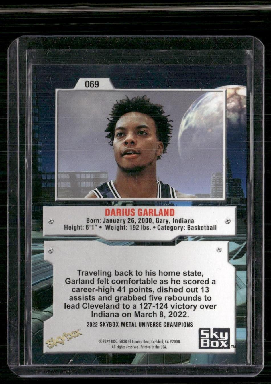 2022 SkyBox Metal Universe Champions #069 Darius Garland
