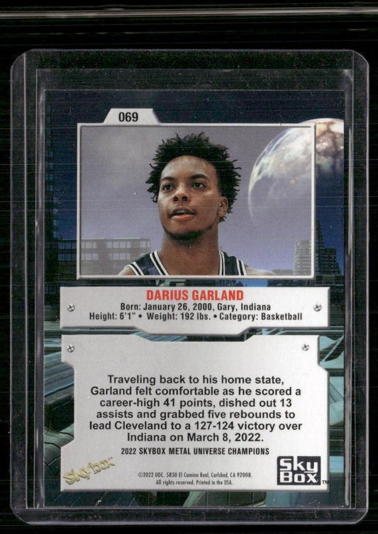 2022 SkyBox Metal Universe Champions #069 Darius Garland